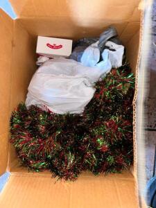 BOX OF ASSORTED HOLIDAY DECOR