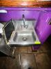 WALL MOUNTED STAINLESS STEEL SINK - 2