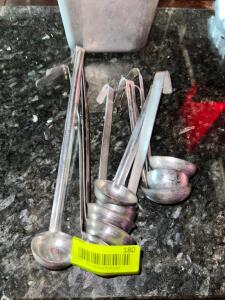 (9)- ASSORTED SIZED LADLES