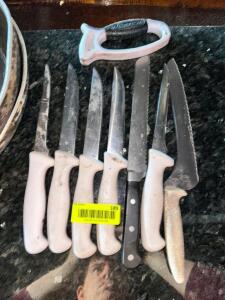 (7)- KITCHEN KNIVES