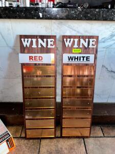 (2)- WINE MENU BOARDS