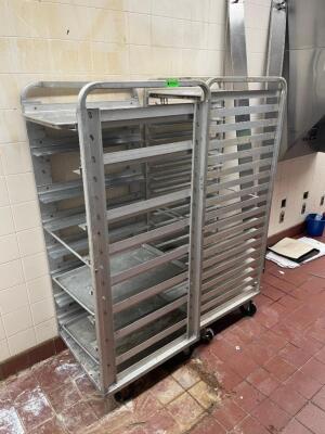 (2) - ROLLING PAN RACKS