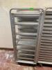 (2) - ROLLING PAN RACKS - 3