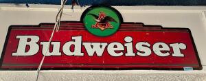 72" BUDWEISER METAL SIGN FROM BUSCH STADIUM 2.