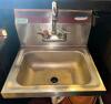 WALL MOUNTED STAINLESS HAND SINK