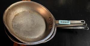 (3) ASSORTED SKILLETS