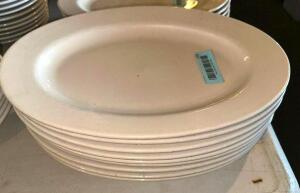 (9) 15" CHINA PLATTERS