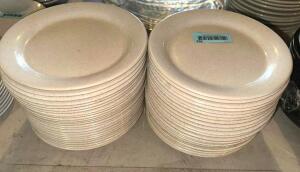 (36) 9" PLASTIC BUFFET PLATES