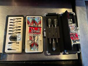 (2) SET OF DARTS W/ CARRY CASE.