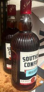 (2) UN-OPENED BOTTLES OF SOUTHERN COMFORT