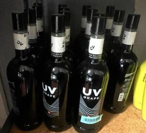 (15) UN-OPENED BOTTLES OF UV GRAPE WINE