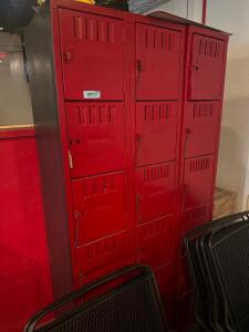 (12) GROUP METAL LOCKER SYSTEM