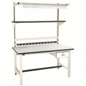 DESCRIPTION: (1) WORKSTATION, ADJUSTABLE HEIGHT BRAND/MODEL: PRO-LINE #16D750 INFORMATION: BEIGE SIZE: 72" X 30" RETAIL$: $1954.19 EA QTY: 1