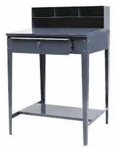 DESCRIPTION: (1) SHOP DESK BRAND/MODEL: DURHAM #1W907 INFORMATION: GRAY, STEEL SIZE: 34-1/2" X 53" X 30" RETAIL$: $450.24 EA QTY: 1