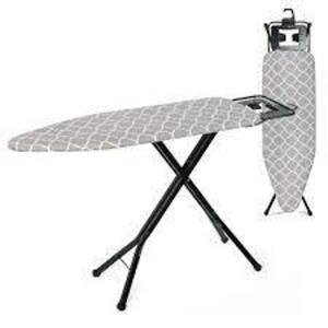 DESCRIPTION: (1) FOLDING IRONING BOARD BRAND/MODEL: FASANELLA INFORMATION: GRAY RETAIL$: $59.99 EA QTY: 1