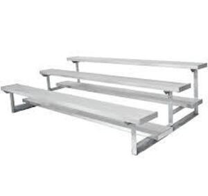 DESCRIPTION: (1) BLEACHER STANDS OUTDOOR SEAT BRAND/MODEL: NF100762-72 INFORMATION: ALUMINUM, JUST ONE SEAT SIZE: 10" X 2" X 72" RETAIL$: $1292.00 EA