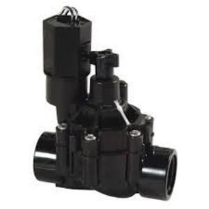 DESCRIPTION: (2) HEAVY DUTY IN-LINE VALVE WITH FLOW CONTROL BRAND/MODEL: RAIN BIRD INFORMATION: BLACK SIZE: 3/4" 24 VAC, 50/60 HZ, 15-150 PSI RETAIL$: