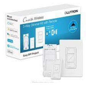 DESCRIPTION: (1) 3-WAY DIMMER KIT WITH REMOTE BRAND/MODEL: LUTRON #784K19 RETAIL$: $95.52 EA QTY: 1