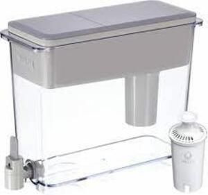 DESCRIPTION: (1) WATER DISPENSER BRAND/MODEL: BRITA INFORMATION: GRAY SIZE: 27 CUP RETAIL$: $37.97 EA QTY: 1