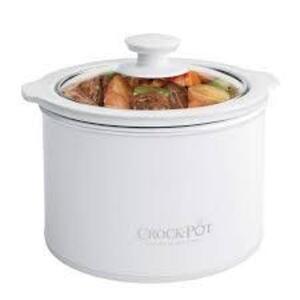 DESCRIPTION: (1) SLOW COOKER BRAND/MODEL: CROCK POT INFORMATION: WHITE SIZE: 4.5 QT RETAIL$: $74.00 EA QTY: 1