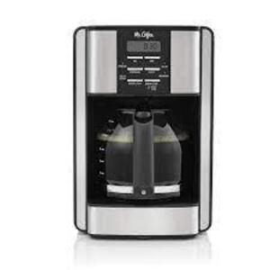 DESCRIPTION: (1) PROGRAMMABLE COFFEE MAKER BRAND/MODEL: MR. COFFEE INFORMATION: BLACK SIZE: 12 CUP RETAIL$: $10.00 EA QTY: 1