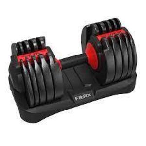 DESCRIPTION: (1) FITRX SMARTBELL QUICK SELECT DUMBBELL BRAND/MODEL: ZUMI #8397SCM INFORMATION: BLACK SIZE: 5-52.5 LBS RETAIL$: $99.00 EA QTY: 1