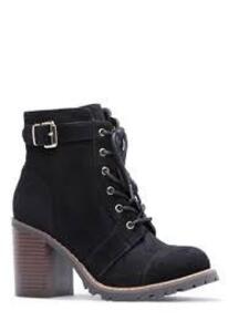 DESCRIPTION: (1) PAIR OF HEELED BOOTS BRAND/MODEL: CARRYN BOOTIE INFORMATION: BLACK SIZE: 8.5 WOMENS RETAIL$: $59.95 EA QTY: 1