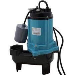 DESCRIPTION: (1) SEWAGE PUMP BRAND/MODEL: LITTLE GIANT #783WX5 INFORMATION: BLUE SIZE: 1/2, 115V AC, PIGGYBACK MECHANICAL FLOAT SWITCH, 2 IN MAX. DIA