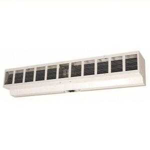 DESCRIPTION: (1) STEEL AIR CURTAIN BRAND/MODEL: DAYTON #4YP01 INFORMATION: WHITE SIZE: 7.5"H 42"W 6.8"D STEEL AIR CURTAIN: AMBIENT AIR, LOW PROFILE, F