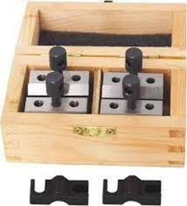 DESCRIPTION: (1) SET OF V BLOCKS INFORMATION: WOODEN BOX RETAIL$: $42.00 EA QTY: 1