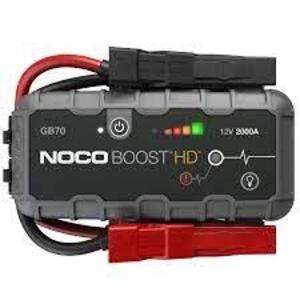 DESCRIPTION: (2) BOOSTER PACK, JUMP STARTER BRAND/MODEL: NOCO GENIUS #GB30 SIZE: 12V, 600 AMP RETAIL$: $174.99 EA QTY: 2