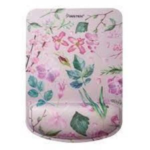 DESCRIPTION: (4) RECTANGULAR MOUSE PAD WITH WRIST REST BRAND/MODEL: INSTEN INFORMATION: FLORAL PINK RETAIL$: $8.19 EA QTY: 4