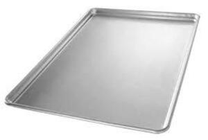 DESCRIPTION: (12) STAY FLAT COOKING SHEET PAN BRAND/MODEL: CHICAGO METALLIC SIZE: 17-7/8" X 25-7/8" X 1" RETAIL$: $34.89 EA QTY: 12