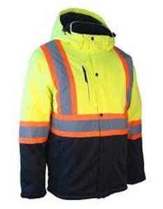 DESCRIPTION: (1) HI VIS SOFT SHELL WINTER JACKET BRAND/MODEL: VEA SIZE: LARGE RETAIL$: $54.00 EA QTY: 1