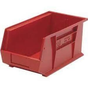 DESCRIPTION: (1) STACKABLE BIN BRAND/MODEL: ULINE INFORMATION: RED SIZE: 15X20X12 RETAIL$: $66.90 EA QTY: 1