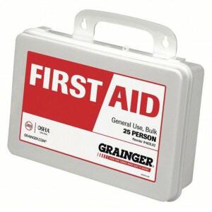 DESCRIPTION: (2) FIRST AID KT BRAND/MODEL: 463L82 SIZE: 25 PEOPLE RETAIL$: $28.33 EA QTY: 2