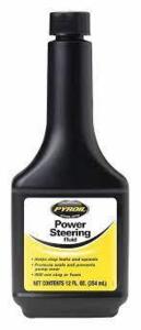 DESCRIPTION: (4) POWER STEERING FLUID WITH STOP LEAK BRAND/MODEL: PYROIL SIZE: 12 FL OZ QTY: 4