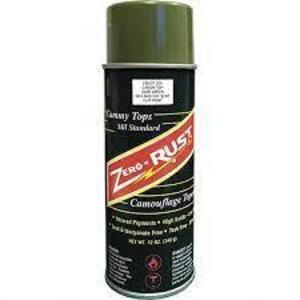 DESCRIPTION: (3) CAMMY TOP TOPCOAT SPRAYPAINT BRAND/MODEL: ZERO-RUST #67026138 INFORMATION: OLIVE DRAB SIZE: 13 OZ RETAIL$: $12.78 EA QTY: 3