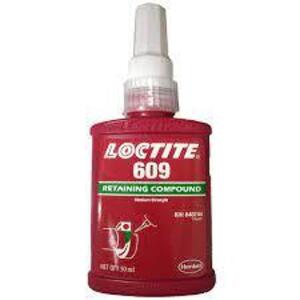 DESCRIPTION: (3) RETAINING COMPOOUND BRAND/MODEL: LOCTITE 609 SIZE: 1.69 FL OZ RETAIL$: $56.77 EA QTY: 3