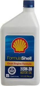 DESCRIPTION: (6) ENGINE OIL BRAND/MODEL: FORMULA SHELL SIZE: 5W-20 1 QT RETAIL$: $8.00 EA QTY: 6