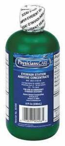 DESCRIPTION: (1) CASE OF (6) EYEWASH STATION ADDITIVE CONCENTRATE BRAND/MODEL: PHYSICIANS CARE #33RH74 SIZE: 8 OZ RETAIL$: $80.00 EA QTY: 1