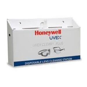 DESCRIPTION: (1) DISPOSABLE LENS CLEANER STATION BRAND/MODEL: HONEYWELL UVEX RETAIL$: $23.94 EA QTY: 1