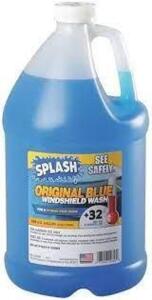 DESCRIPTION: (2) WINDSHIELD WASHER FLUID BRAND/MODEL: SPLASH ORIGINAL BLUE SIZE: 1 GALLON RETAIL$: $10.00 EA QTY: 2