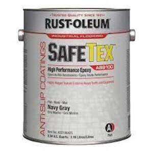 DESCRIPTION: (1) ANTI-SLIP ONE PART EPOXY BRAND/MODEL: RUST-OLEUM SAFE TEX AS5400 INFORMATION: NAVY GRAY SIZE: 1 GALLON RETAIL$: $307.92 EA QTY: 1