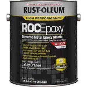 DESCRIPTION: (1) ROC EPOXY BRAND/MODEL: RUST-OLEUM INFORMATION: SILVER GRAY SIZE: 1 GALLON RETAIL$: $87.25 EA QTY: 1