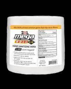 DESCRIPTION: (1) CASE OF (2) REFILLS OF SANITIZING WIPES BRAND/MODEL: MEGA ROLL RETAIL$: $87.25 EA QTY: 1