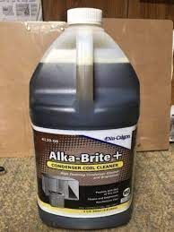 DESCRIPTION: (2) CONDENSER COIL CLEANER BRAND/MODEL: NU-CALGON ALKA-BRITE #4120-08 SIZE: 1 GALLON RETAIL$: $25.00 EA QTY: 2