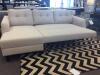 CREAM SLEEPER SOFA - 2