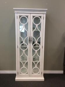 GLASS AND WOOD CABINET