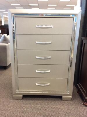 SILVER CHEST OF DRAWERS